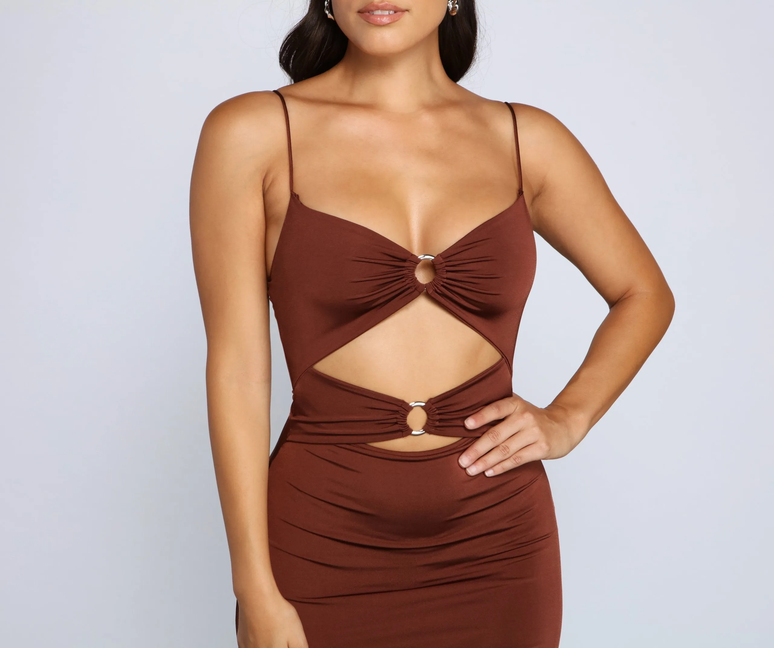 Bold Stunner Stylish Cutout Mini Dress