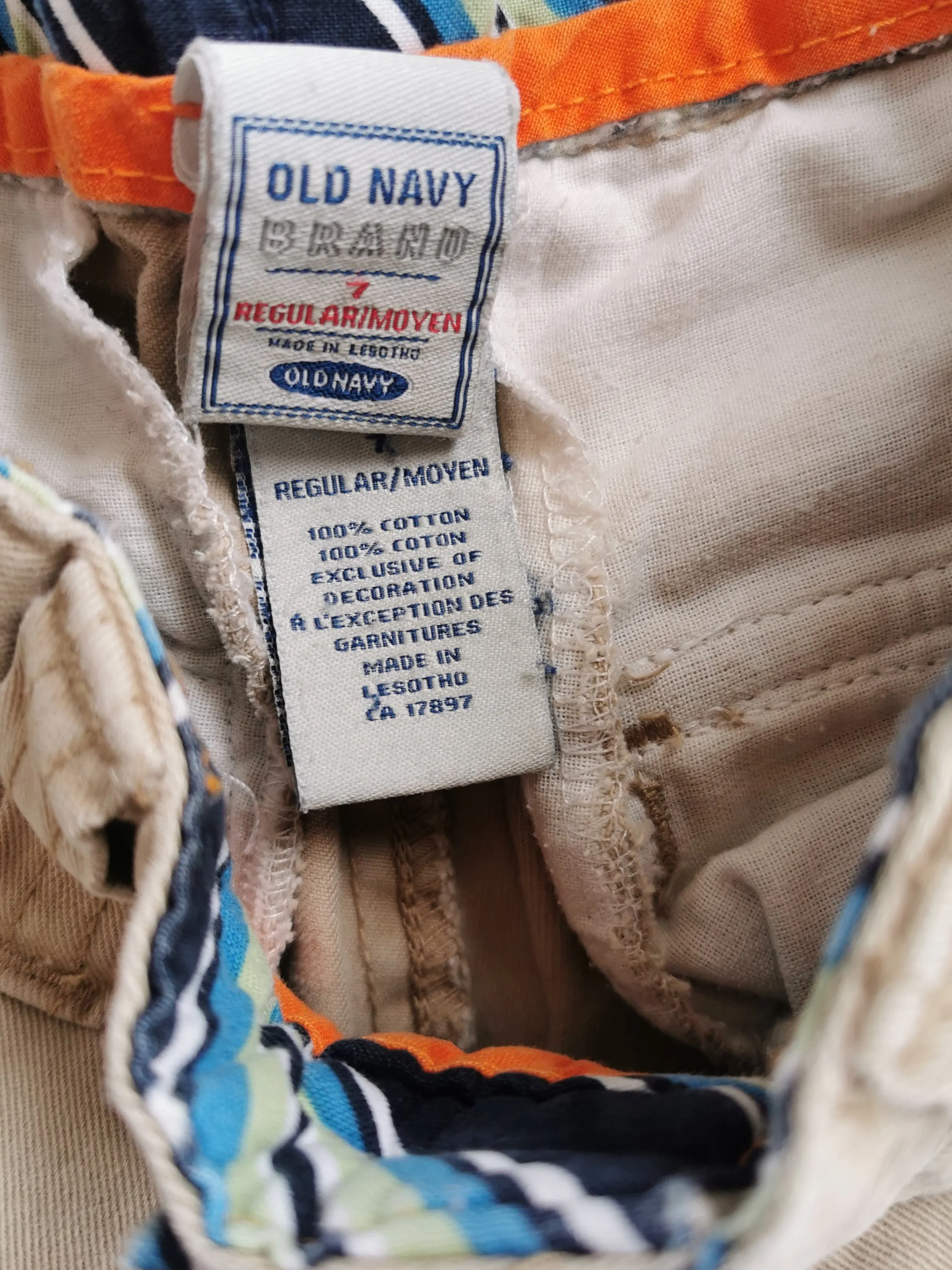 BOY SIZE 7 YEARS - OLD NAVY, Soft Cotton Shorts EUC B44
