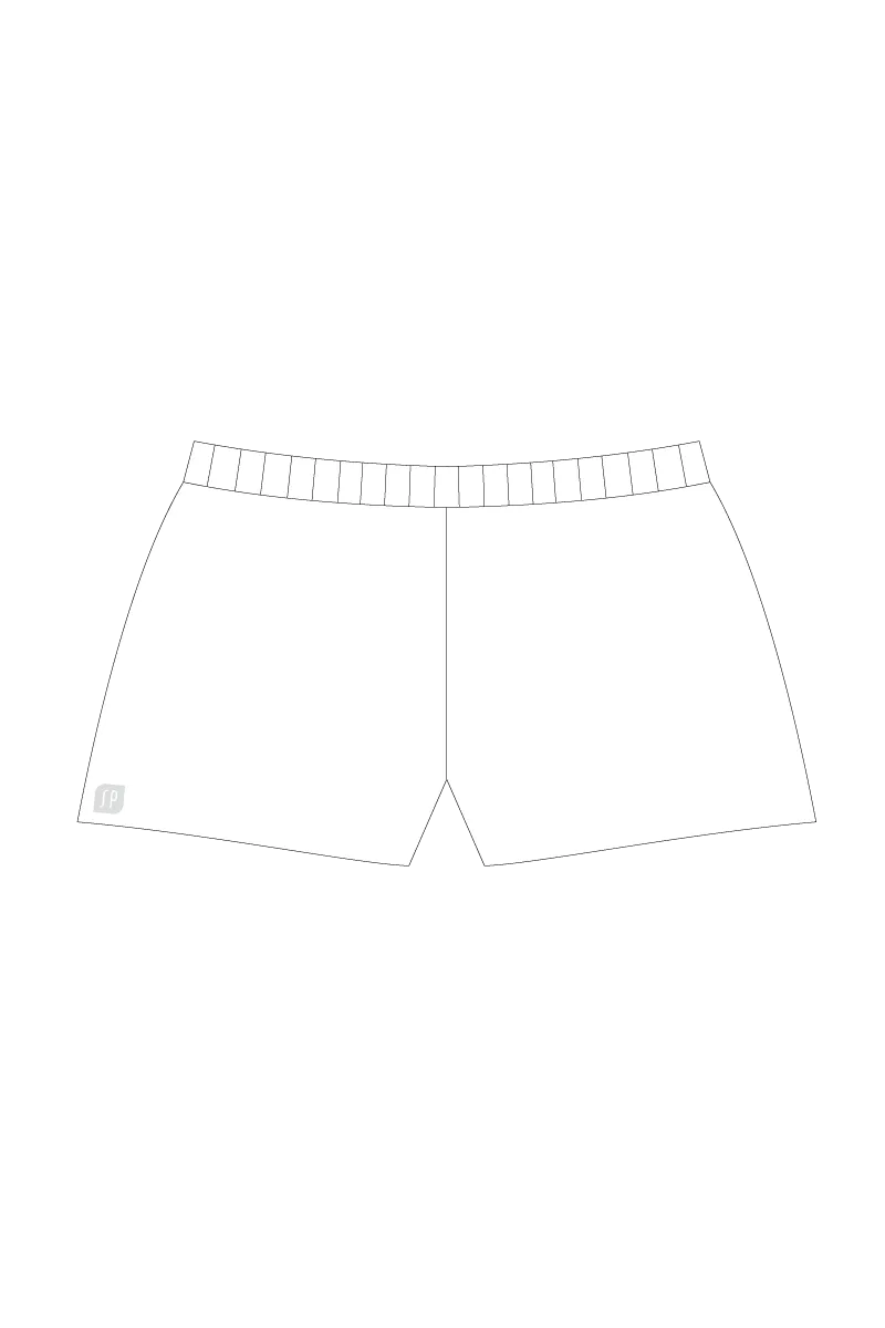 Boys L6-10 White Comp Shorts