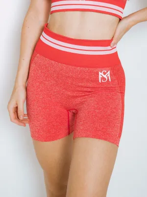 Bright lines red shorts