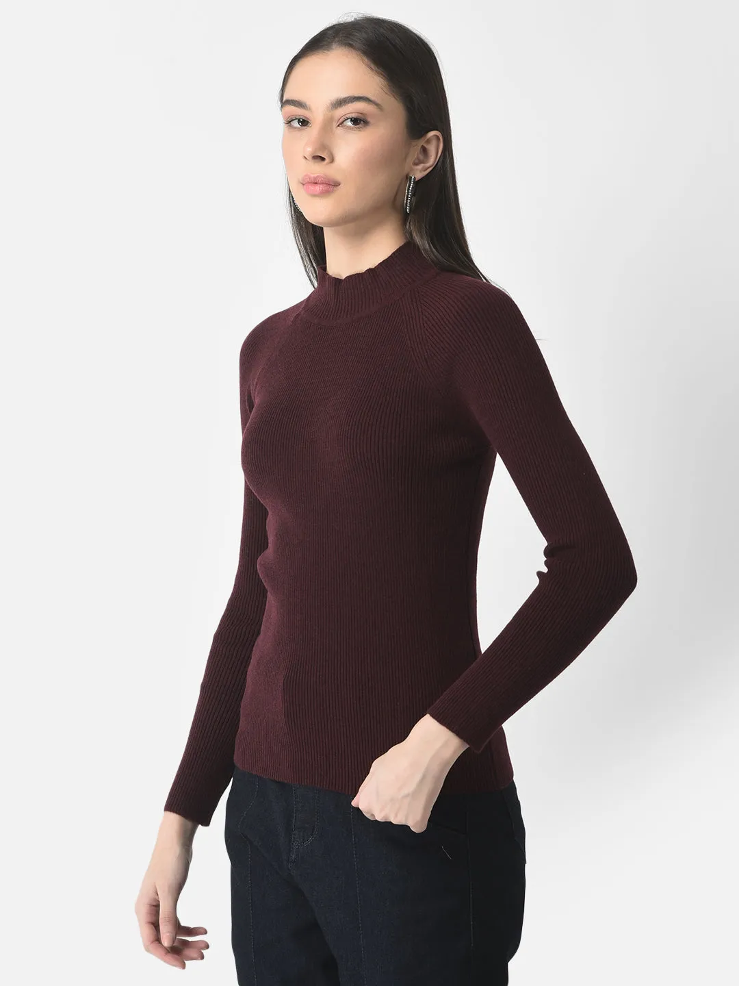 Burnt Maroon Sweater