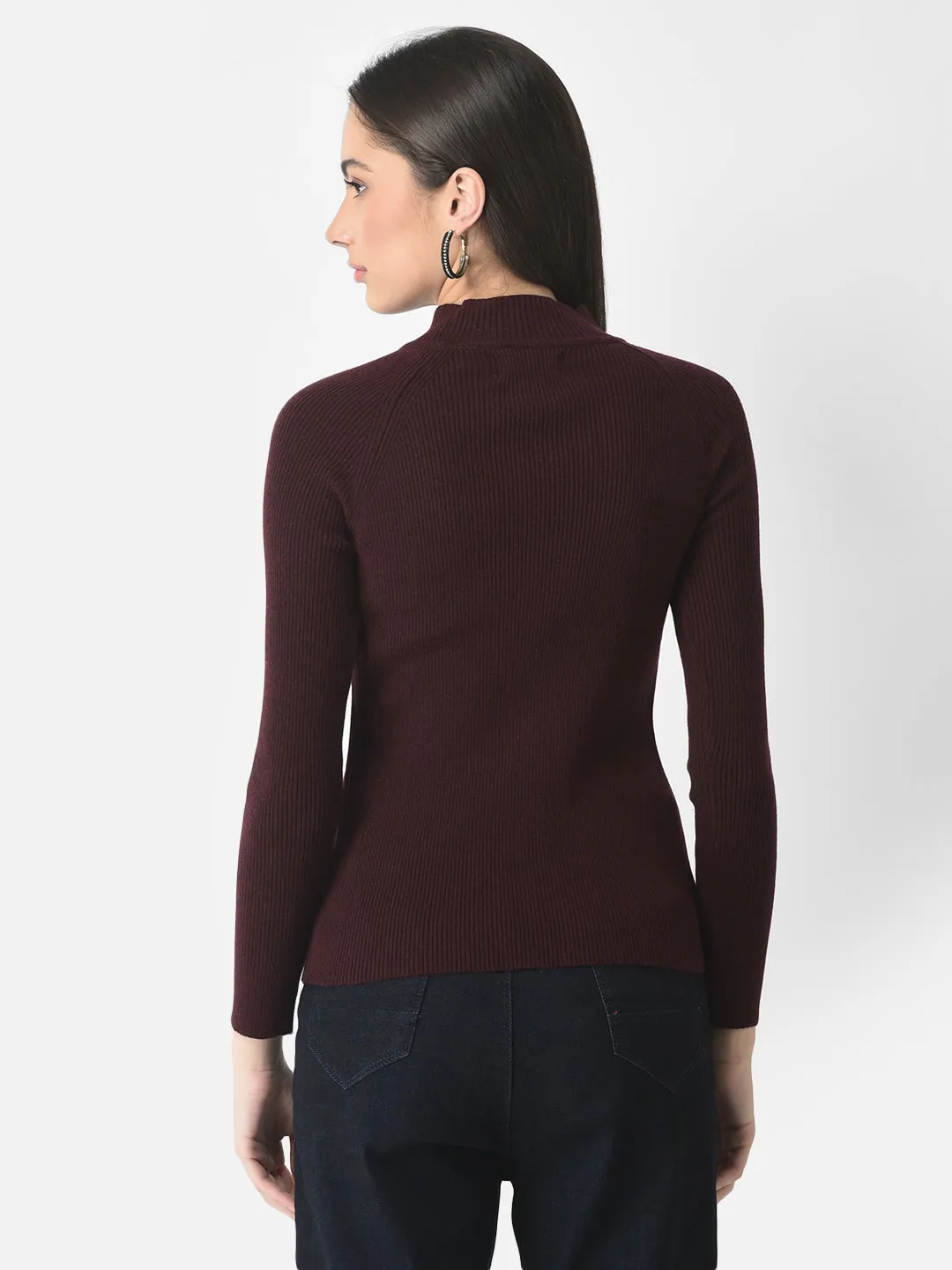Burnt Maroon Sweater