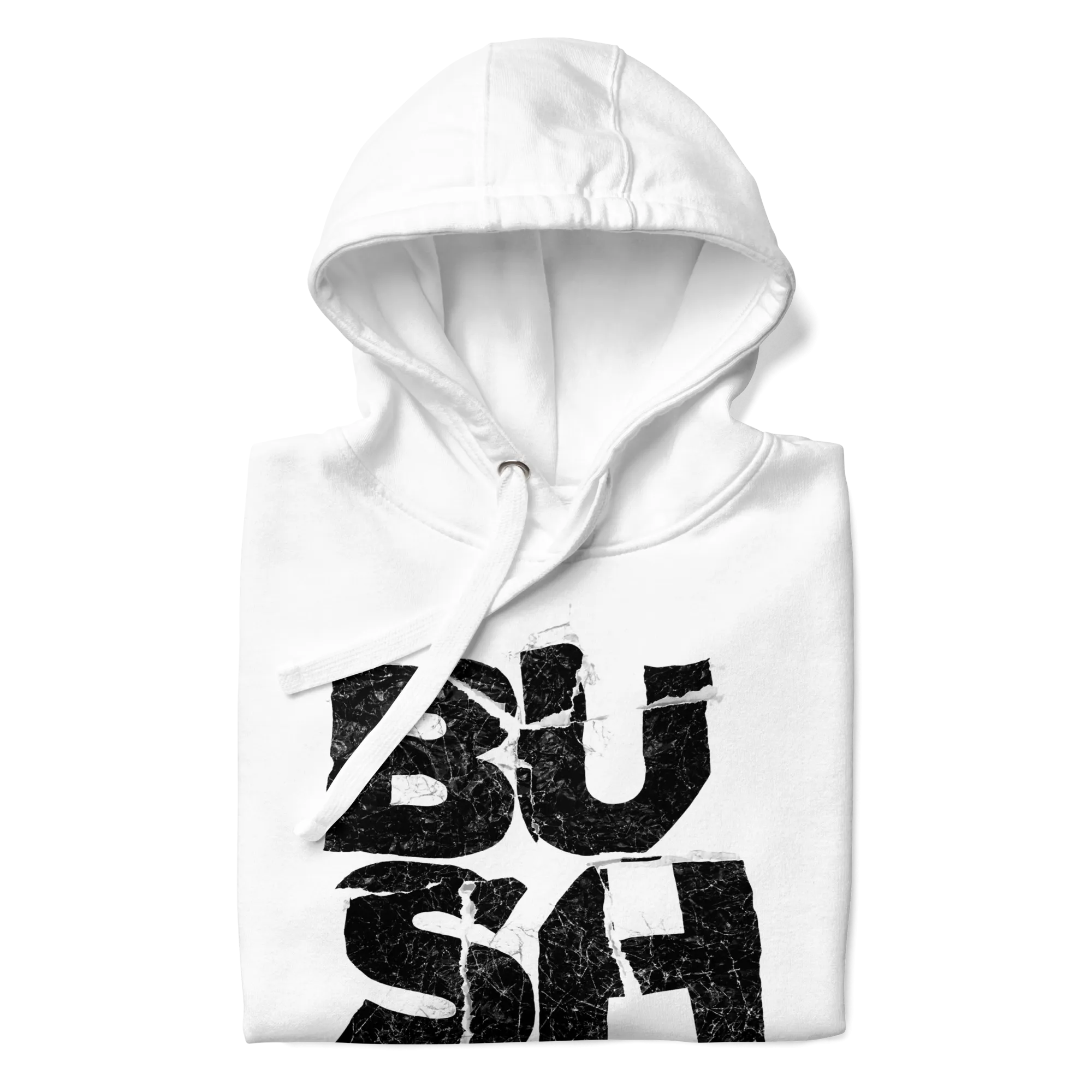 Bush Stacked Logo Jumbo Print Hoodie
