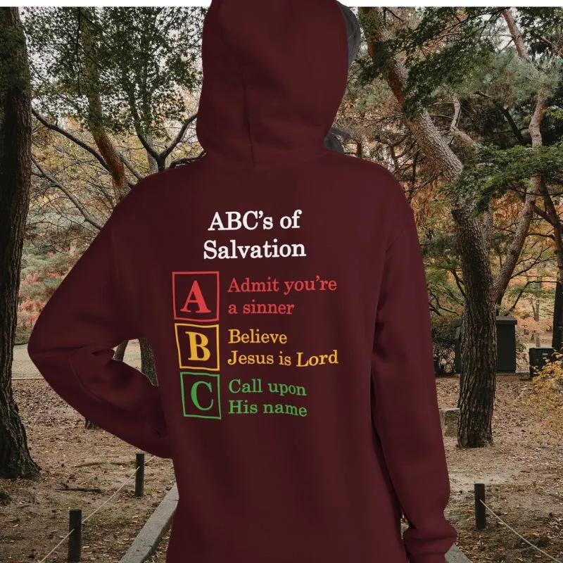 But God With ABC's of Salvation 2-Sided Hoodie