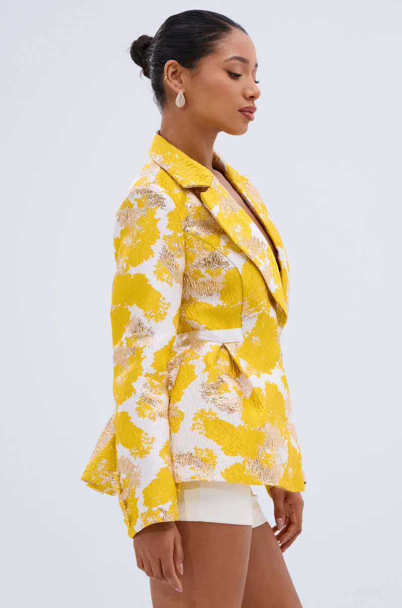 CANARY PEPLUM BLAZER