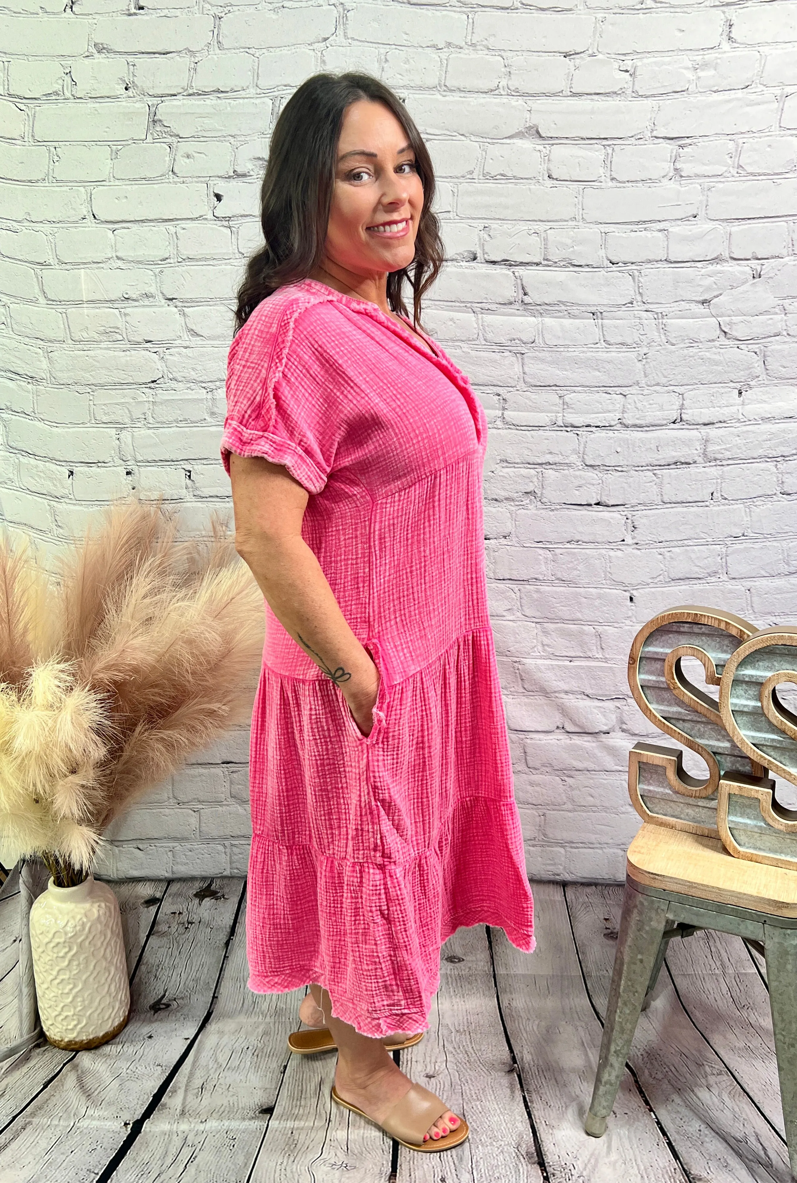 Candy Crush Double Gauze Dress