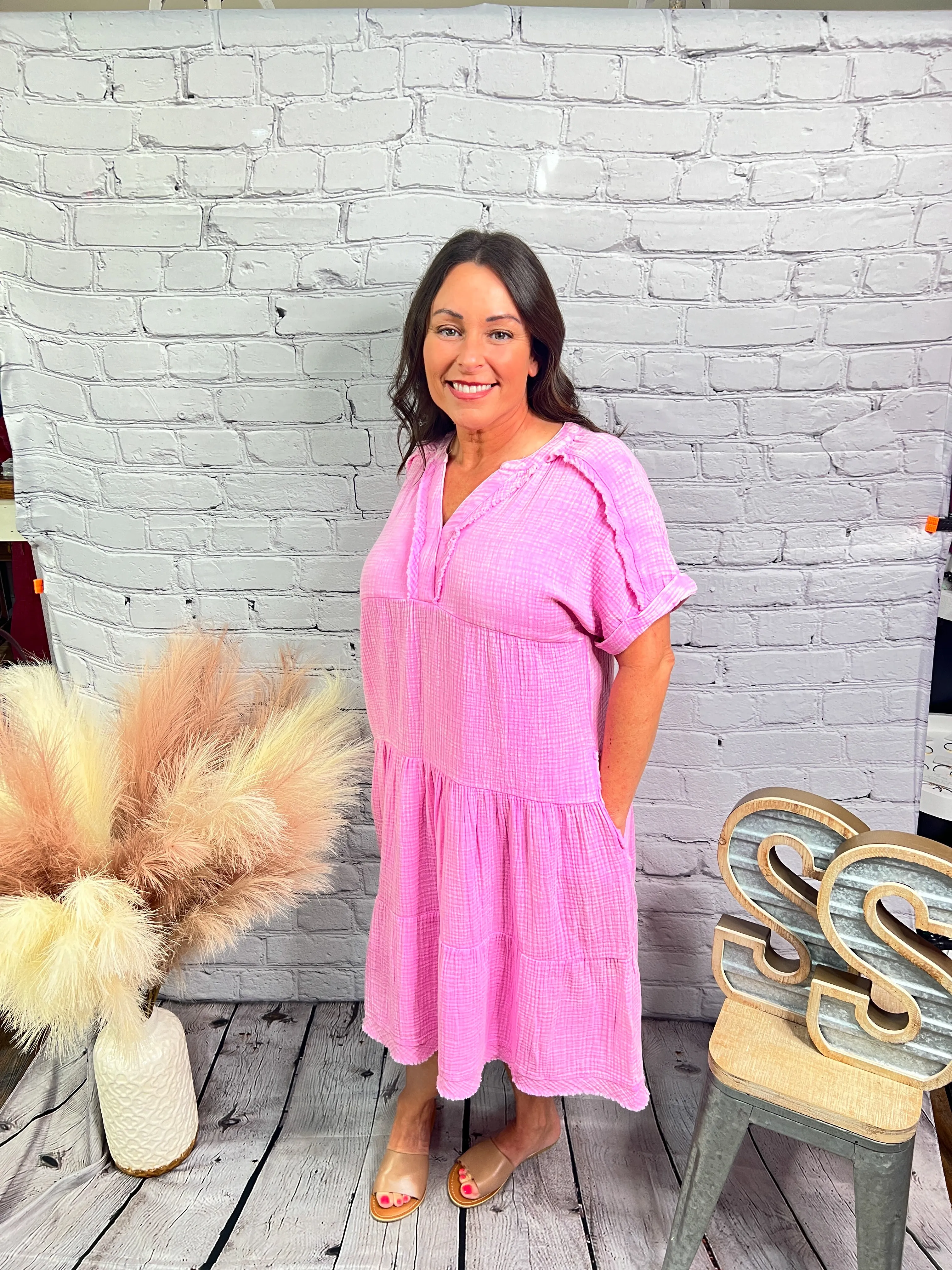 Candy Crush Double Gauze Dress