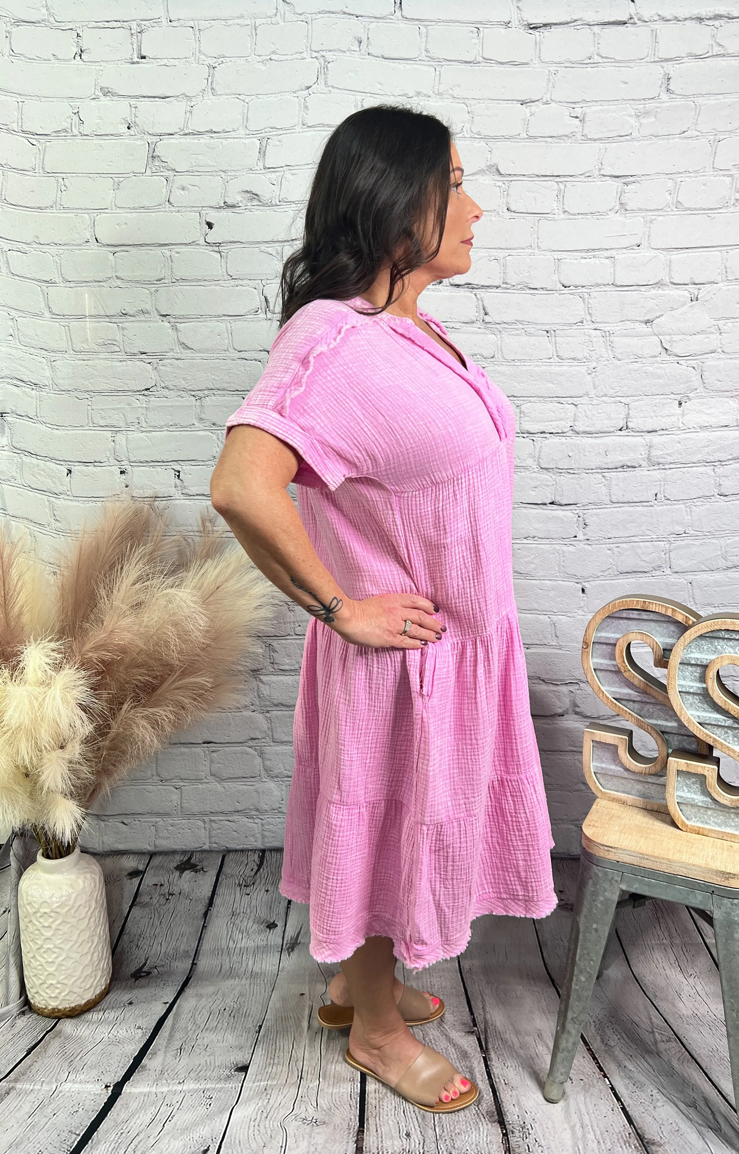 Candy Crush Double Gauze Dress
