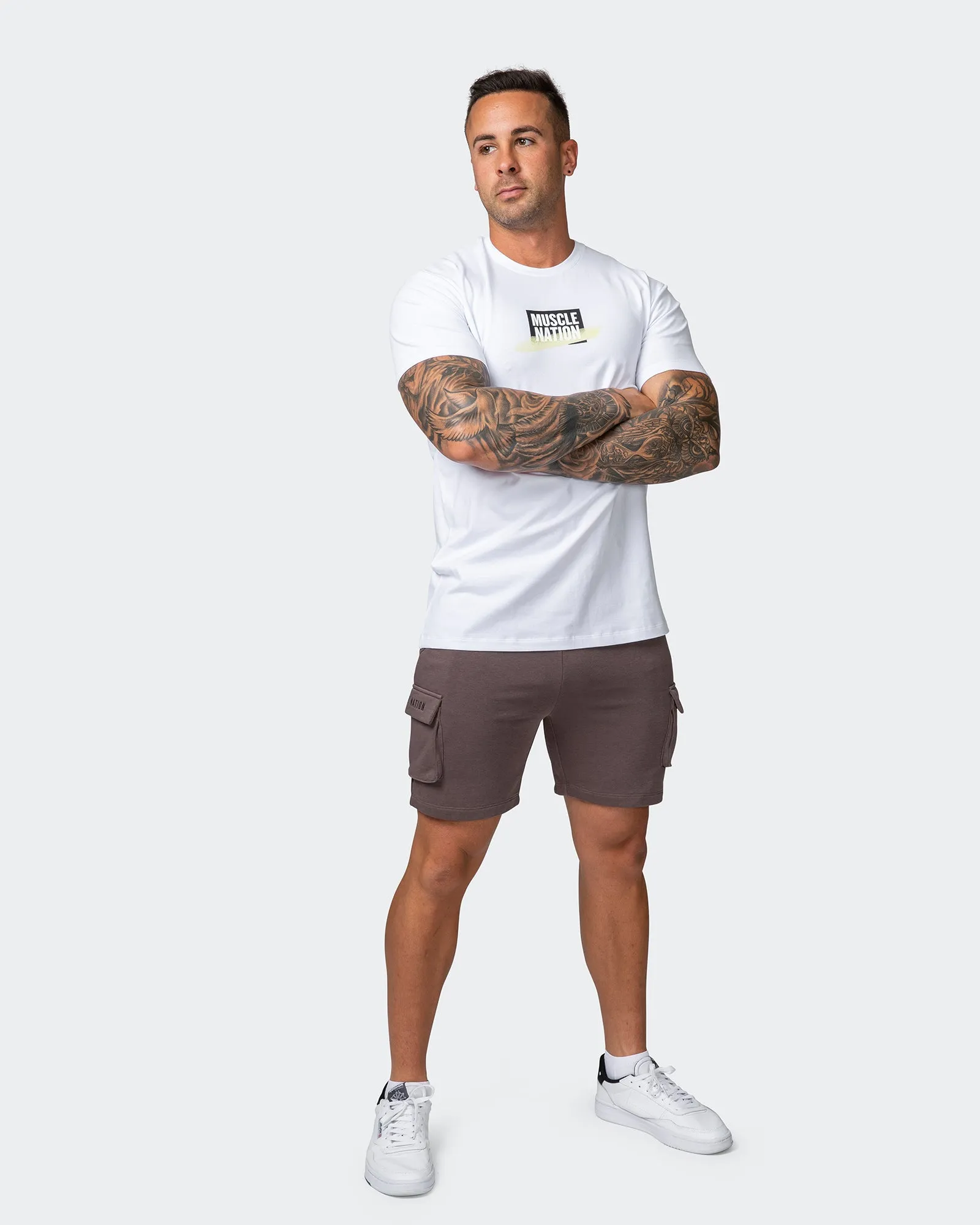 Cargo Vintage Shorts - Dark Taupe