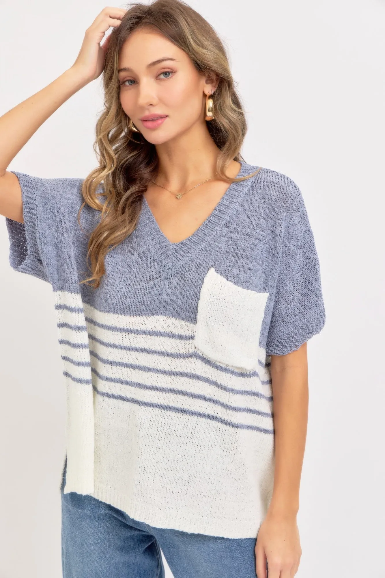Casual Oversized Knit Top