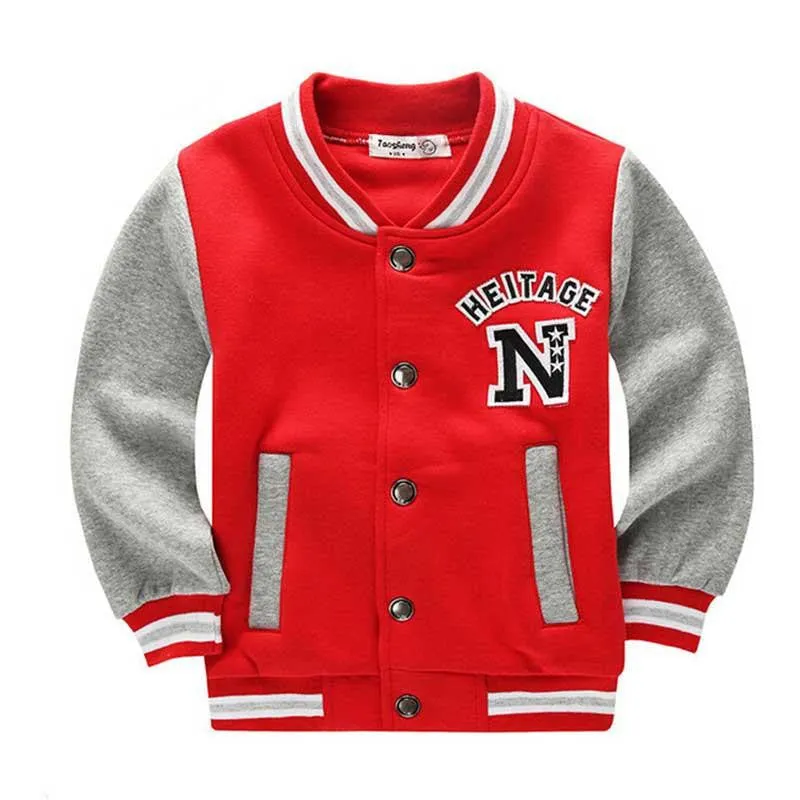 Children Hoodies Kids Jackets Girls Sweatshirt Sport Coat Boys Moleton Letter Print Spring Autumn Leisure Outerwear