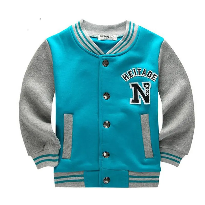 Children Hoodies Kids Jackets Girls Sweatshirt Sport Coat Boys Moleton Letter Print Spring Autumn Leisure Outerwear