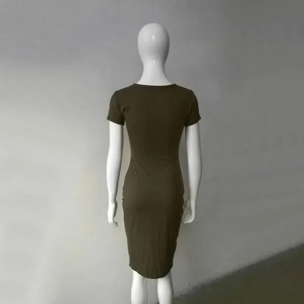 Chirse Clothing Company Women Fashion Sexy Short Sleeve Dress