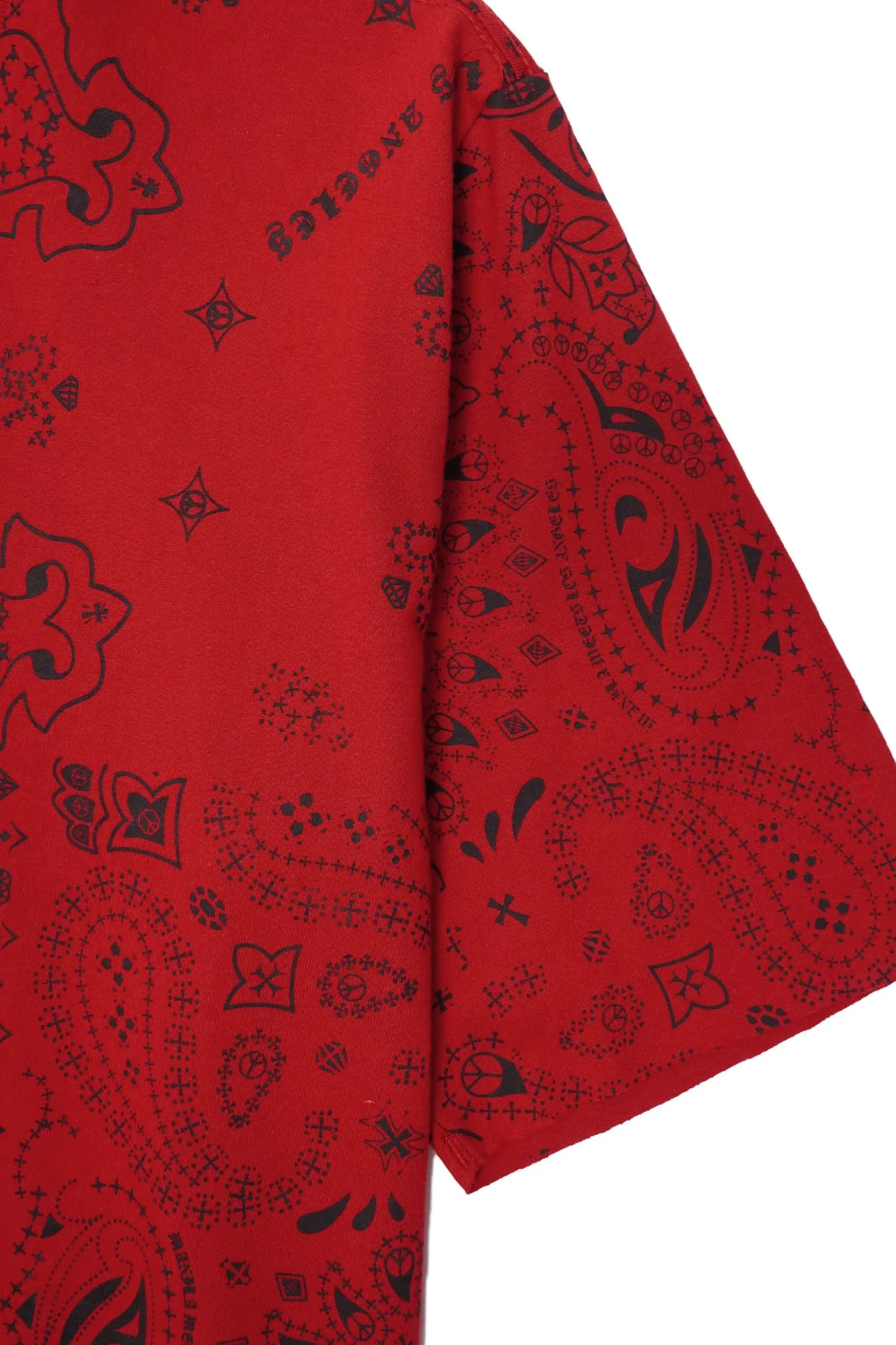 CHOP CHOP TEE IN BLOOD PAISLEY