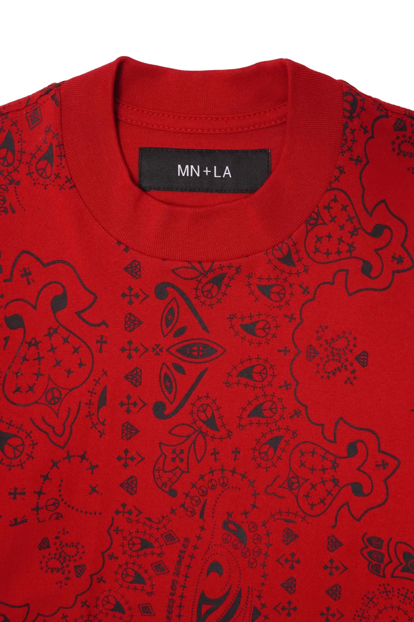 CHOP CHOP TEE IN BLOOD PAISLEY