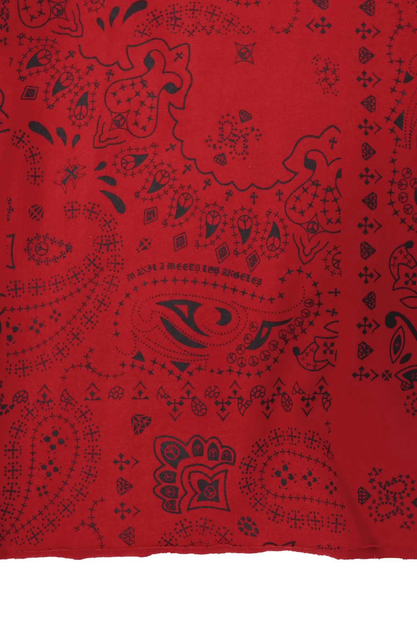 CHOP CHOP TEE IN BLOOD PAISLEY