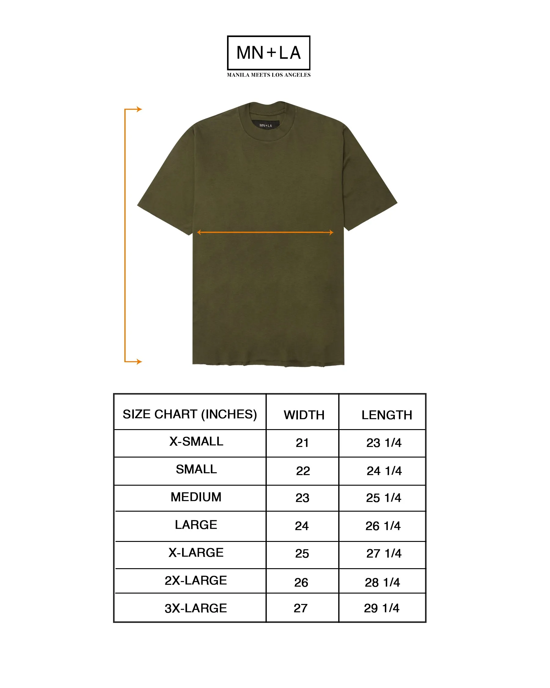 CHOP CHOP TEE IN OLIVE