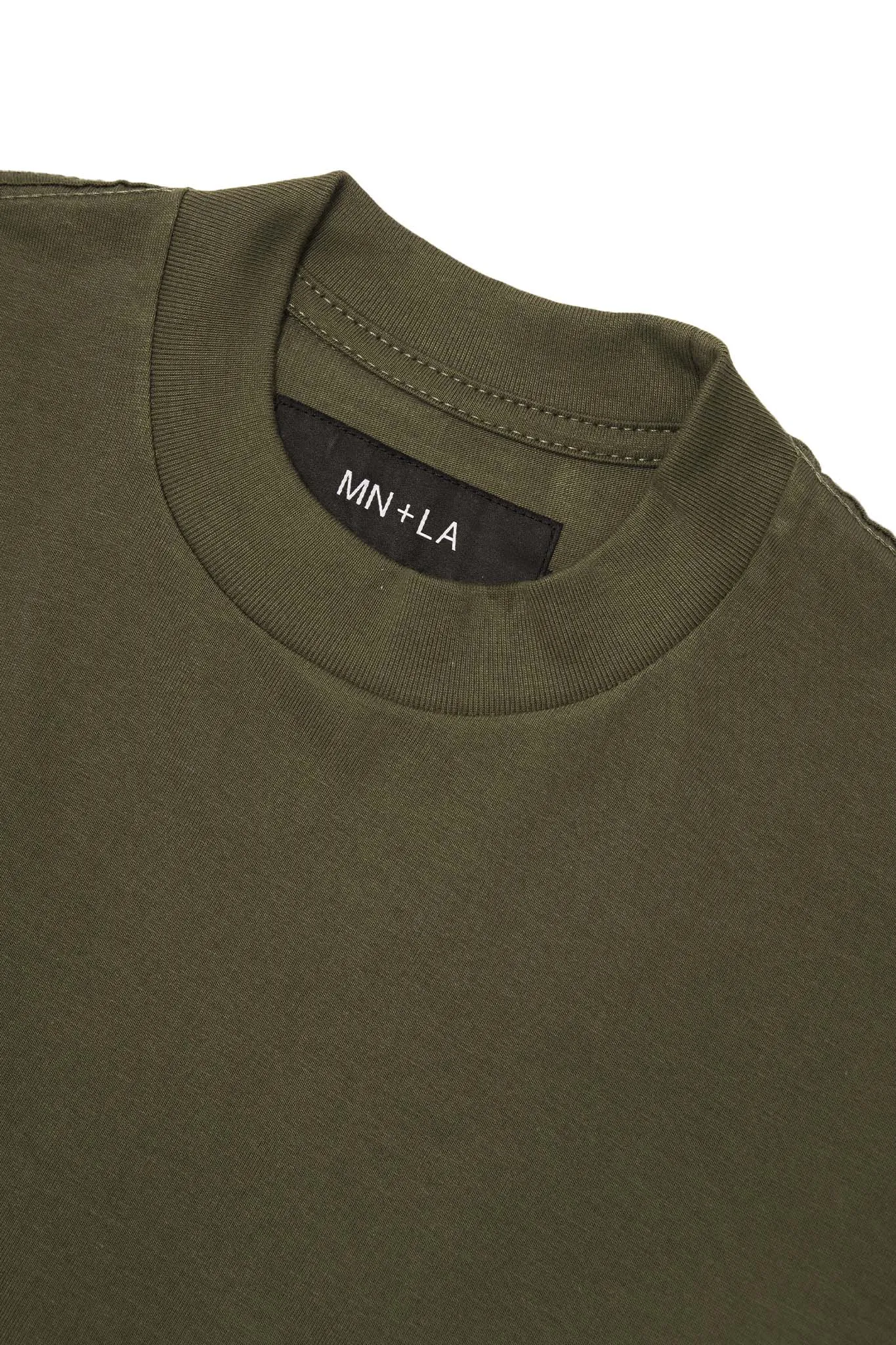CHOP CHOP TEE IN OLIVE