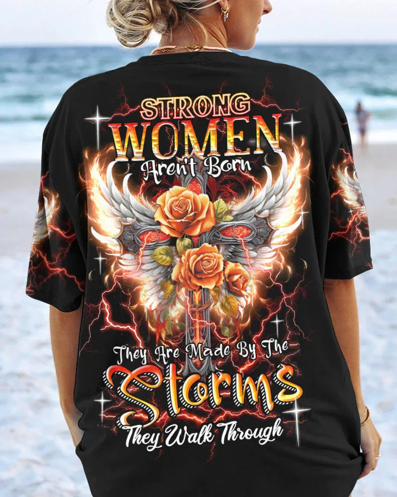 Christianartbag 3D T-Shirt For Women, Strong Women, Christian Shirt, Faithful Fashion, 3D Printed Shirts for Christian Women