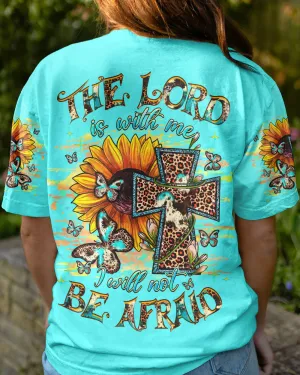Christianartbag 3D T-Shirt For Women, The Lord Is With Me,Christian Shirt, Faithful Fashion, 3D Printed Shirts for Christian Women