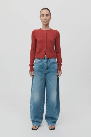 Classic Cardigan - Rosso