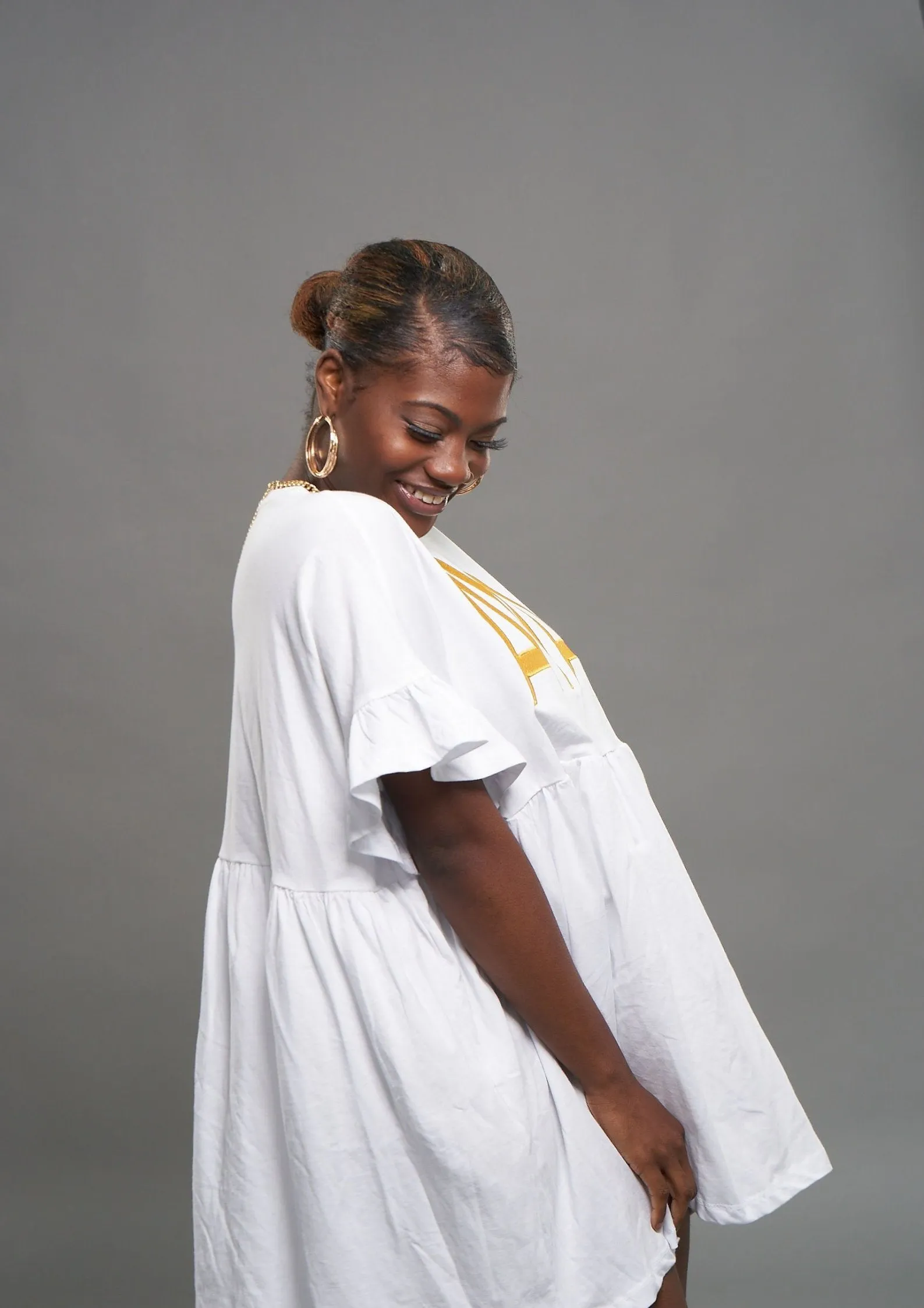 Coco Flirty Frill (Bold) Dress