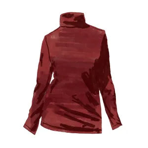 Cotton Jersey Turtleneck