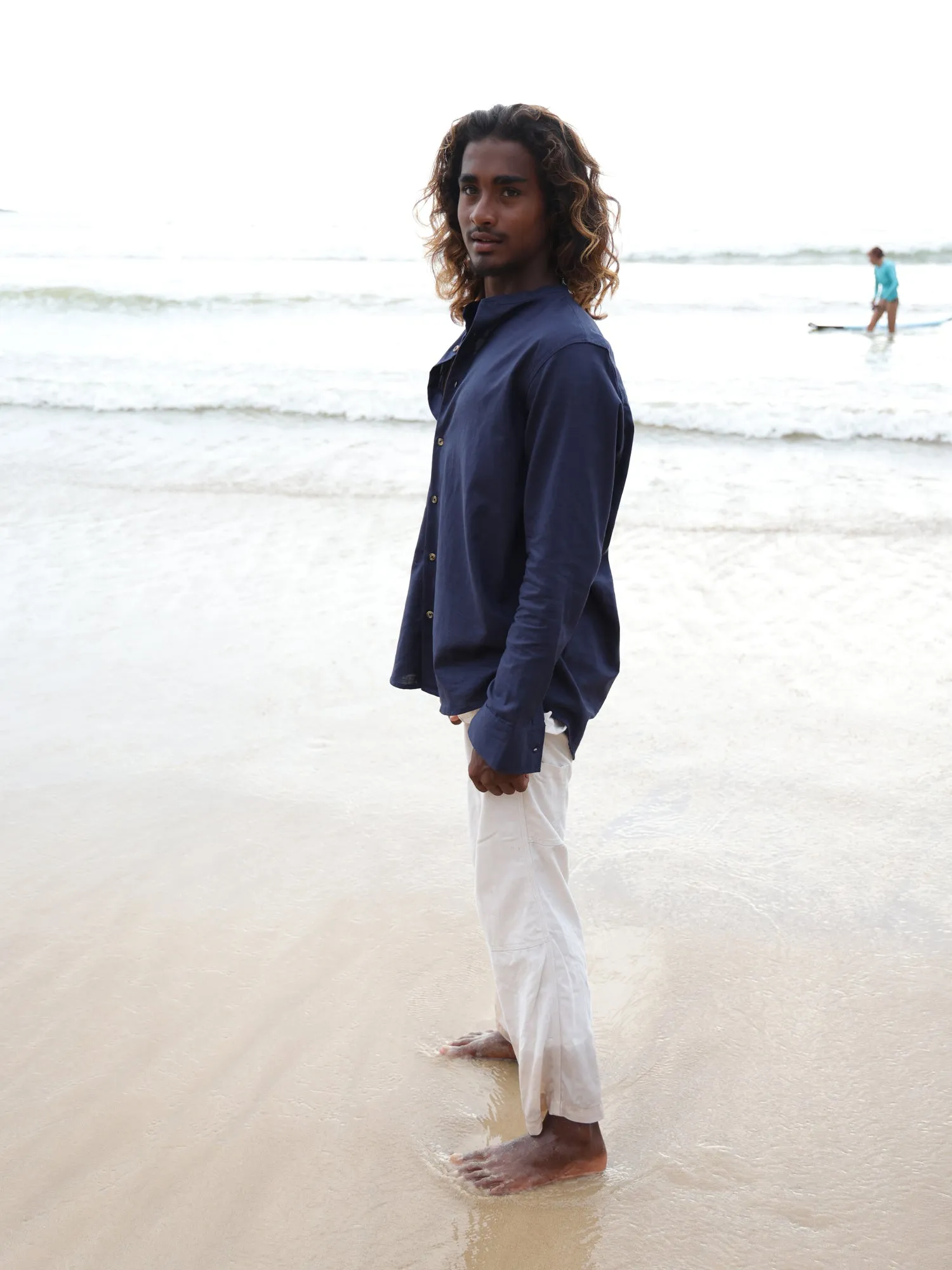 Cotton oversized shirt