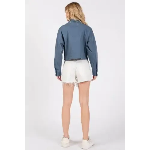 Cropped Denim Jacket
