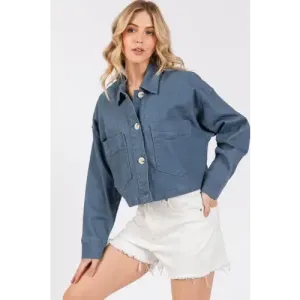 Cropped Denim Jacket