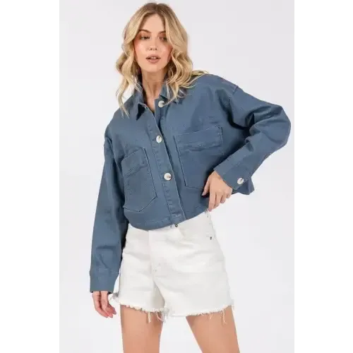 Cropped Denim Jacket