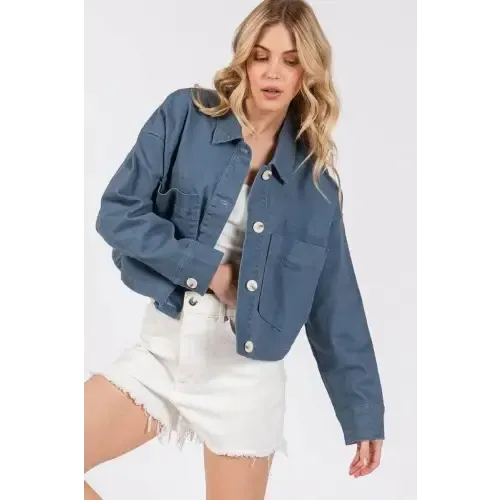 Cropped Denim Jacket