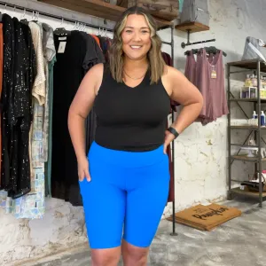 Daily Basics Bike Short - Sonic Blue
