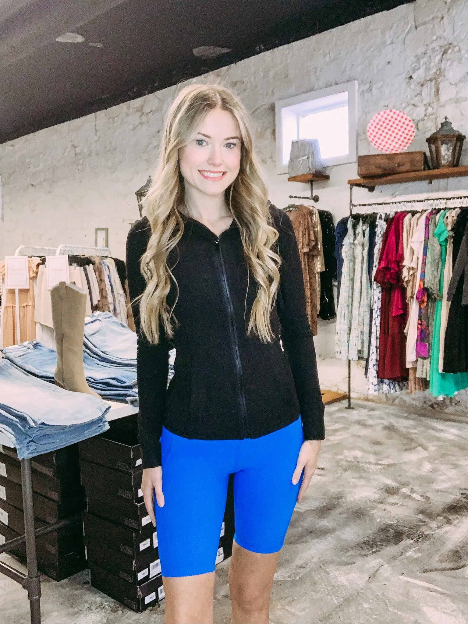 Daily Basics Bike Short - Sonic Blue