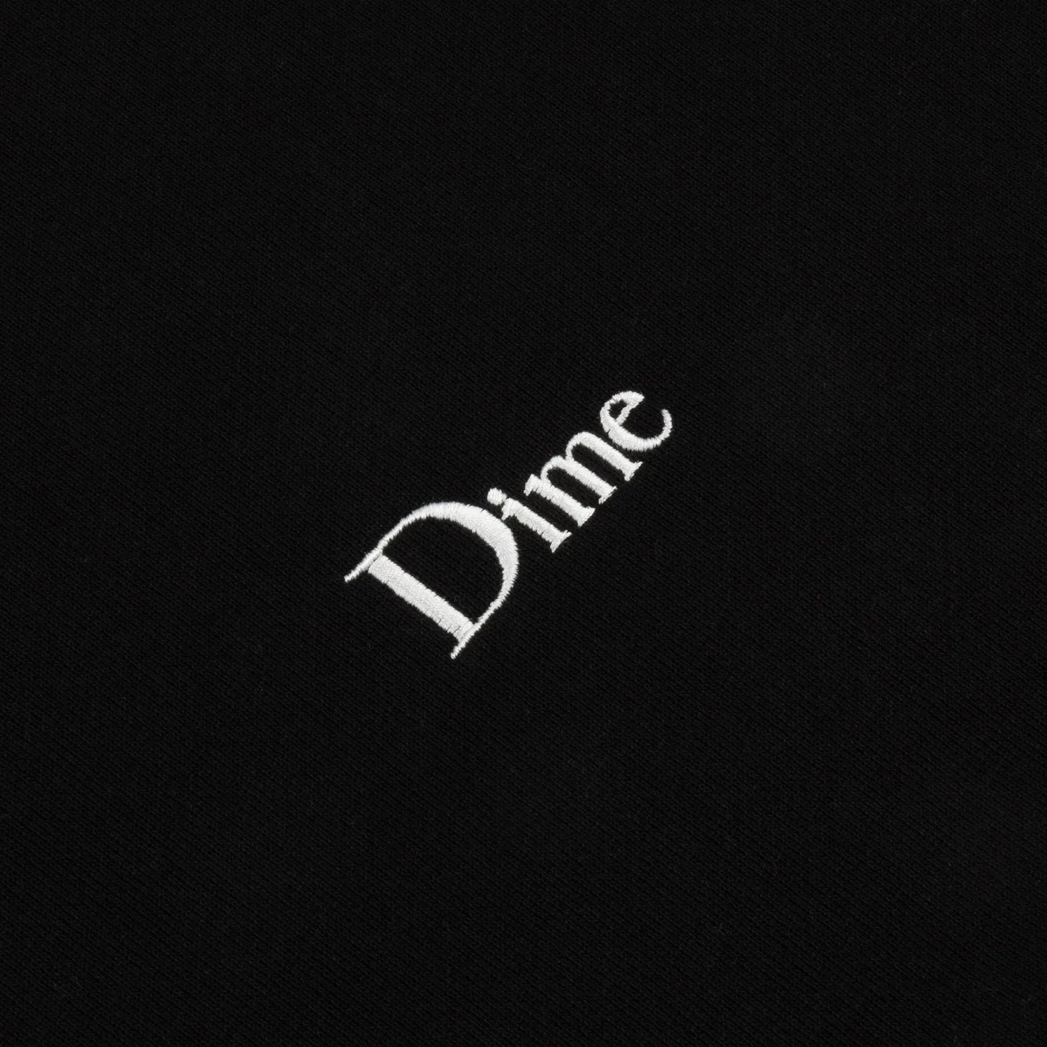 Dime Men Classic Small Logo Hoodie Black