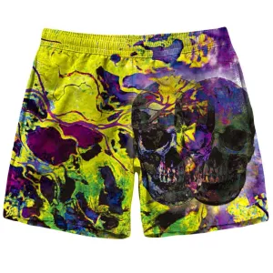 Distorted Skulls Shorts