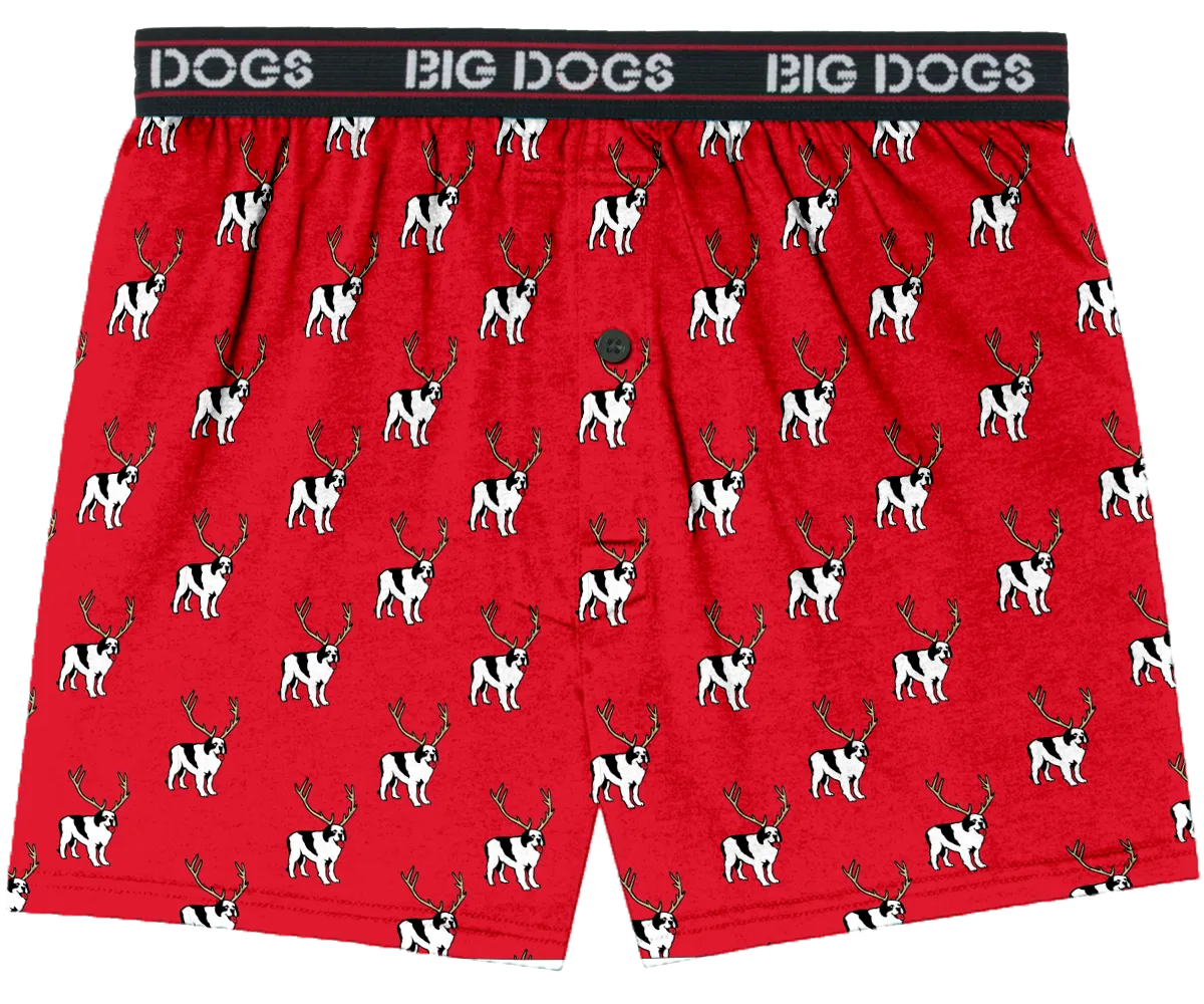 Dog Deer Knit Boxers