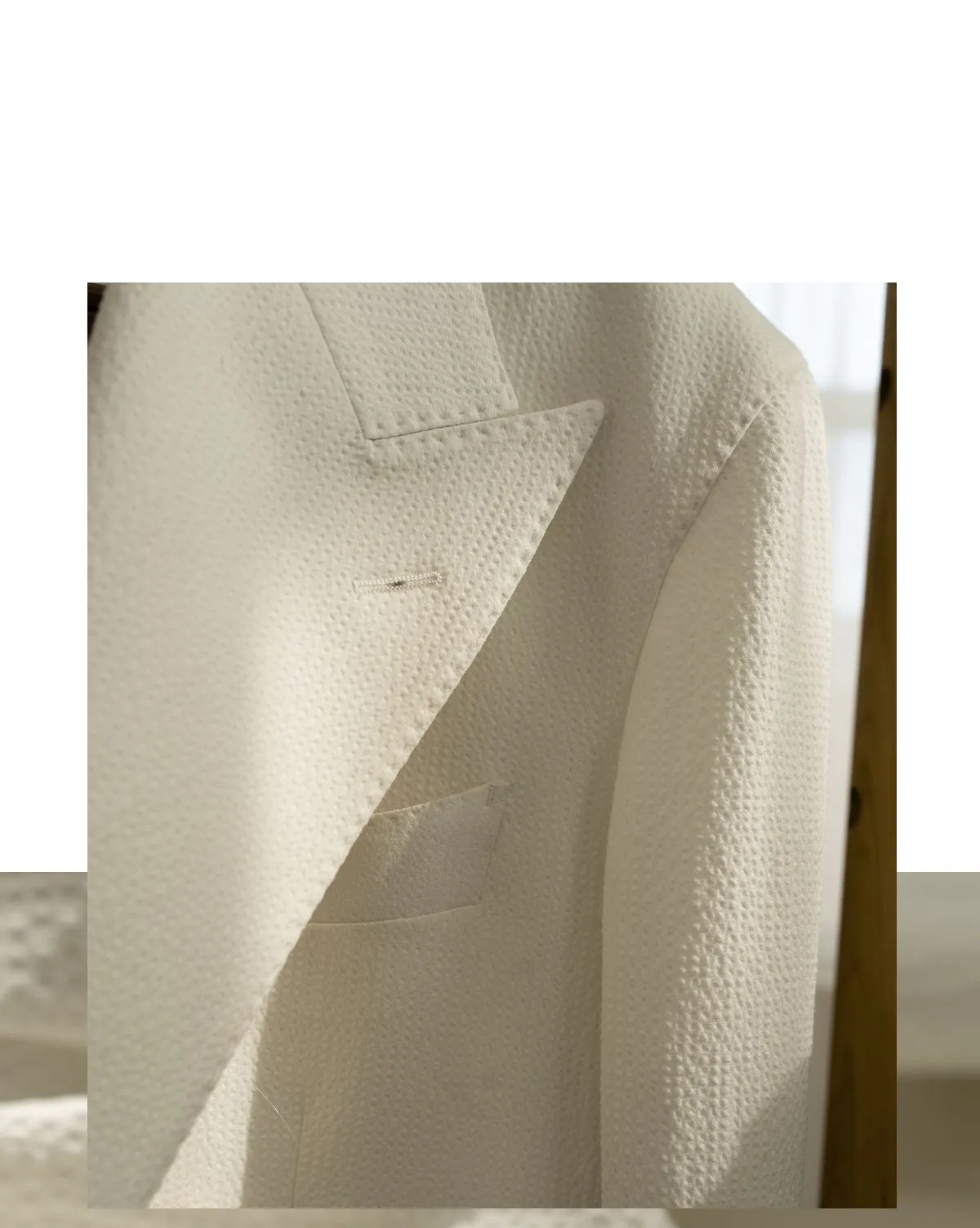 Double-Breasted Cream Suit
