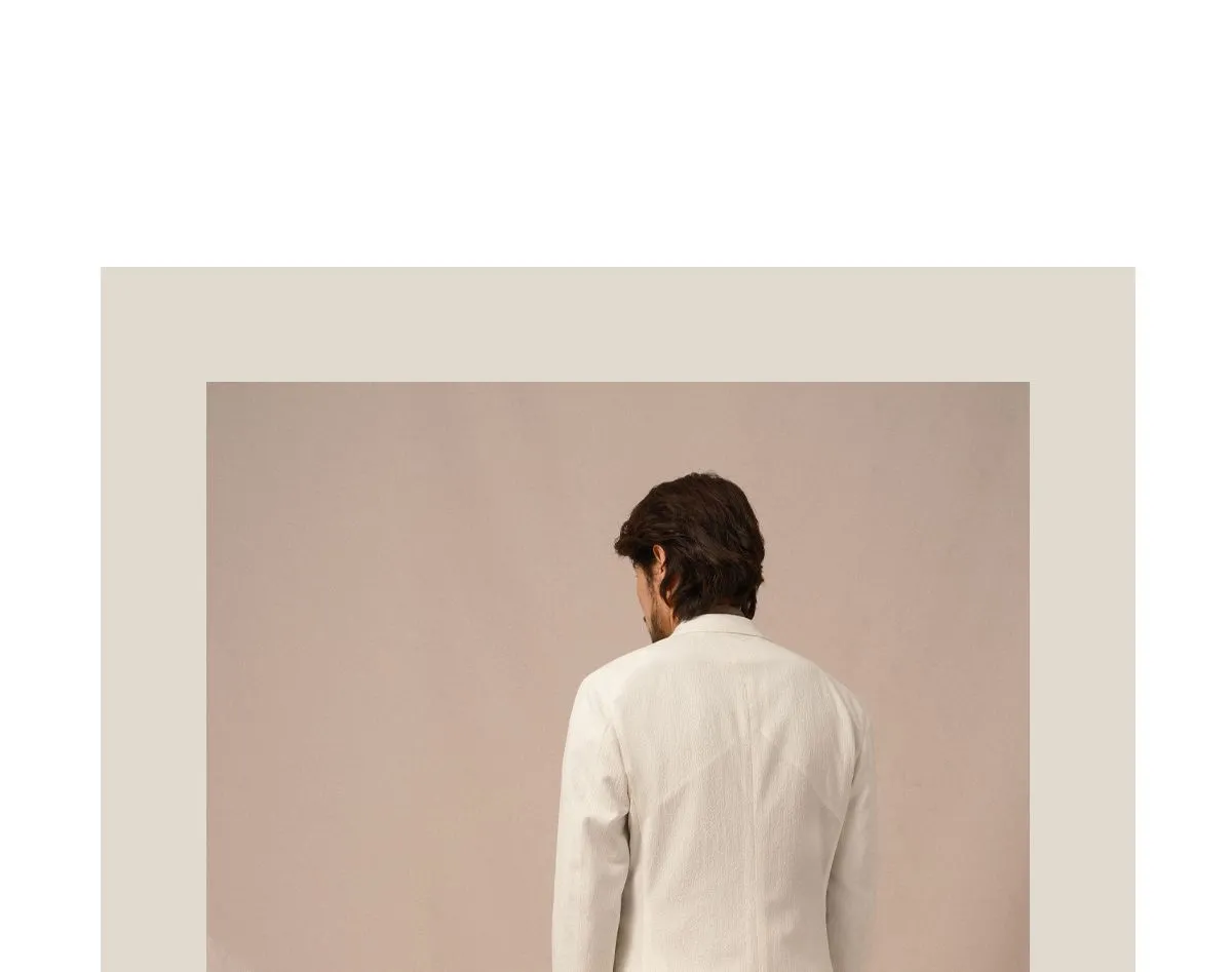 Double-Breasted Cream Suit