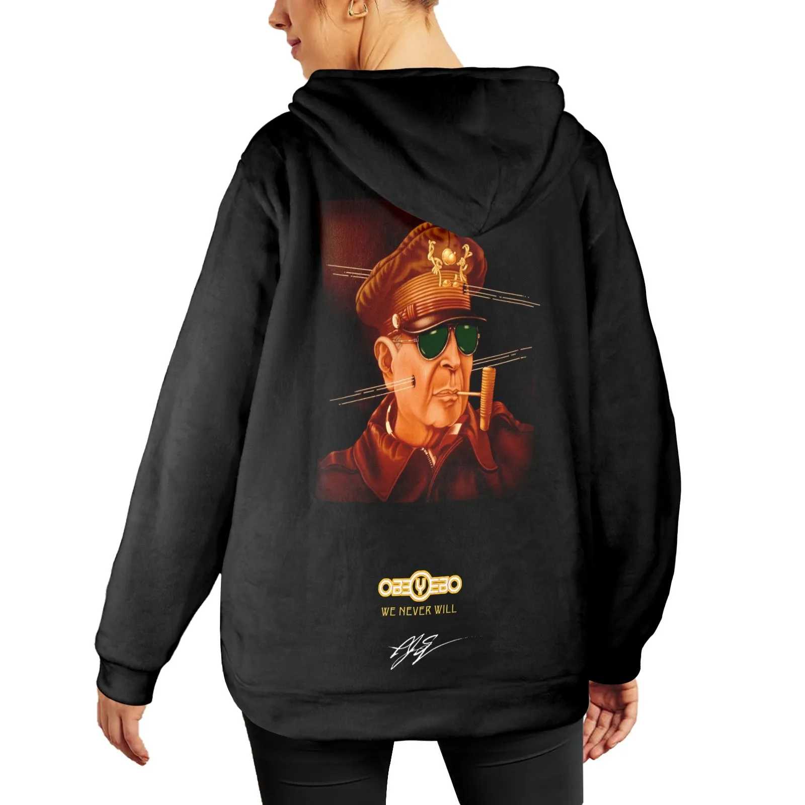 Douglas MacArthur Women's Flannel Hoodie