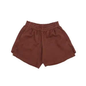 EARSPLITTING FC - Lounge Shorts - Chocolate Brown