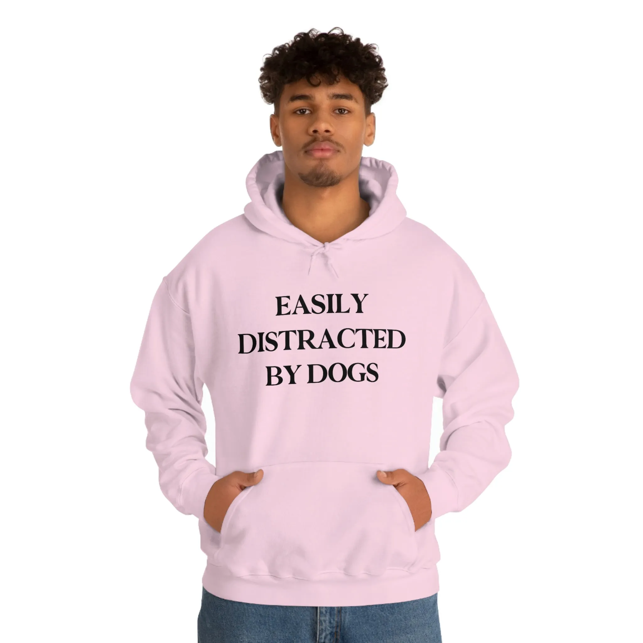 EASILY DISTRACTED BY DOGS.