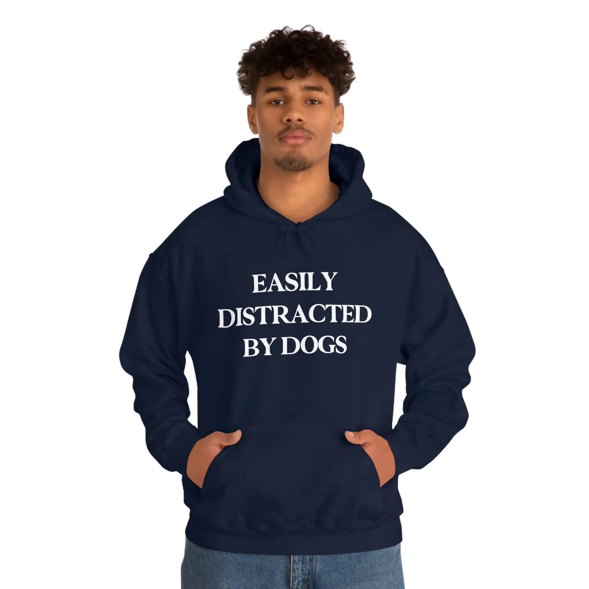 EASILY DISTRACTED BY DOGS.
