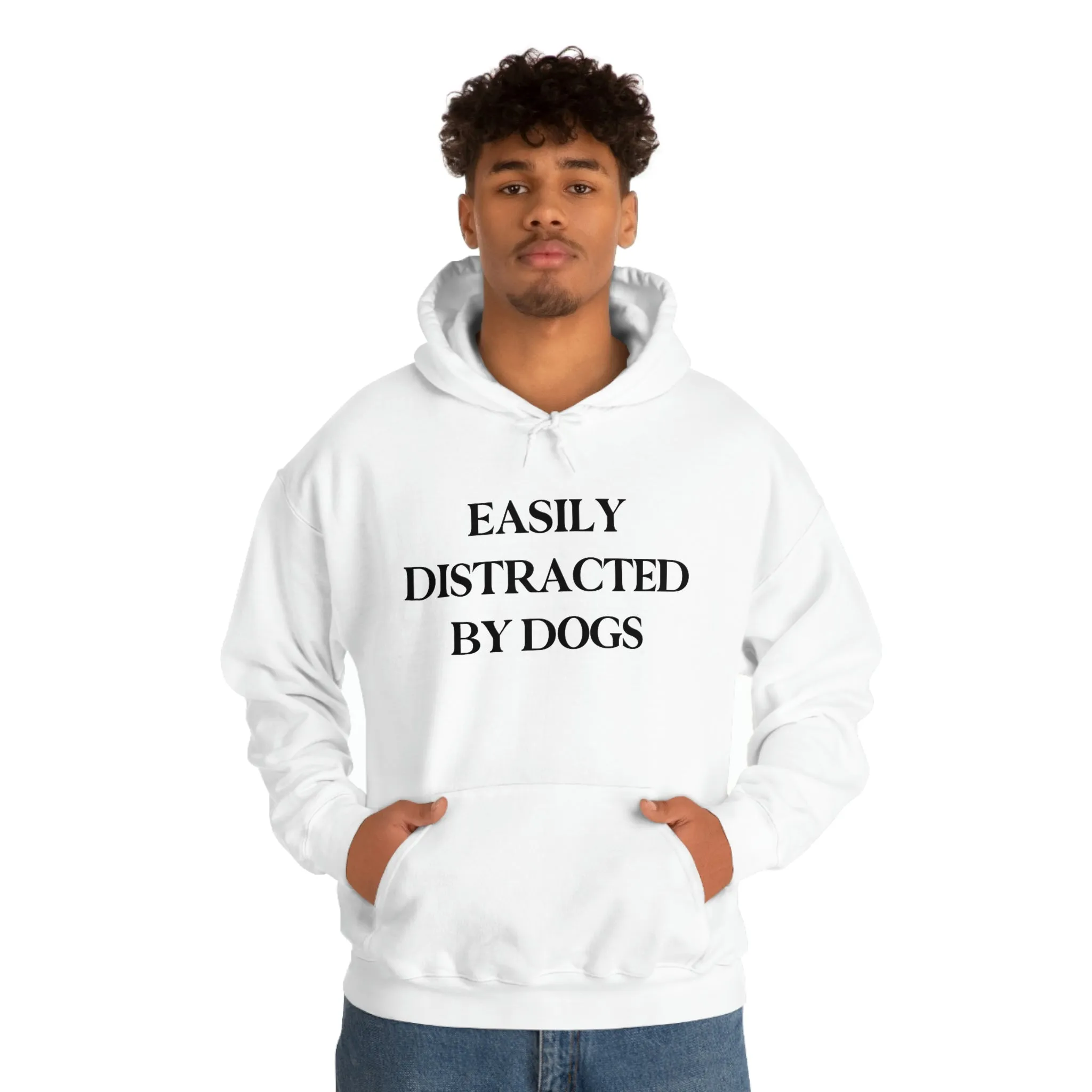 EASILY DISTRACTED BY DOGS.