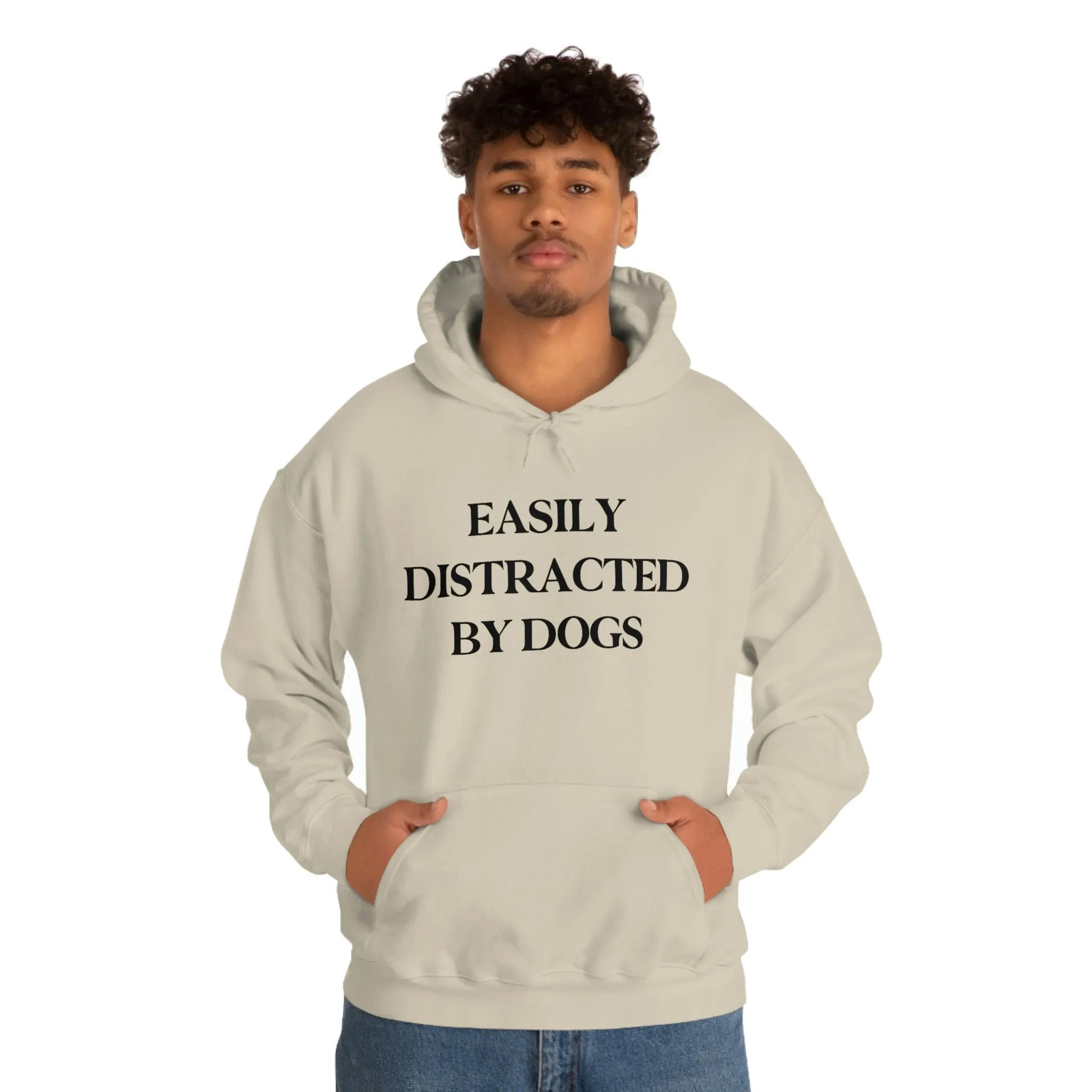 EASILY DISTRACTED BY DOGS.