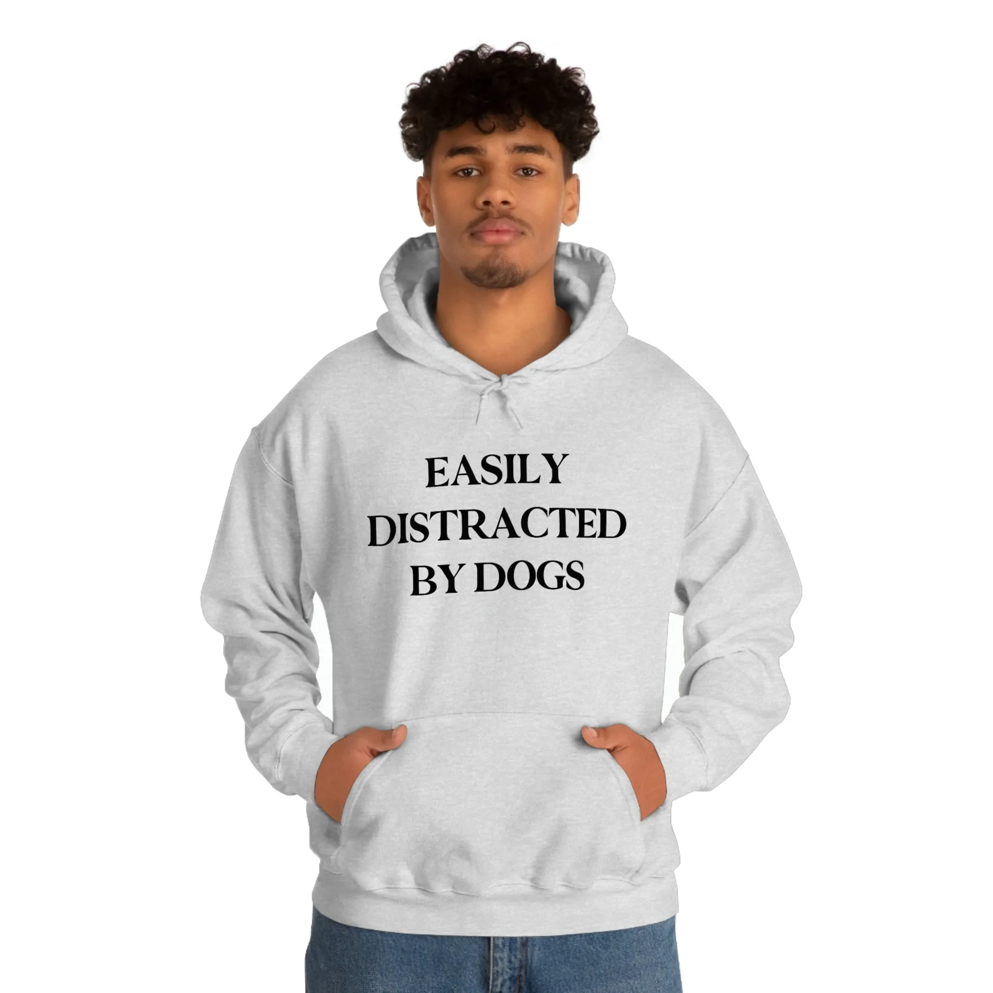 EASILY DISTRACTED BY DOGS.