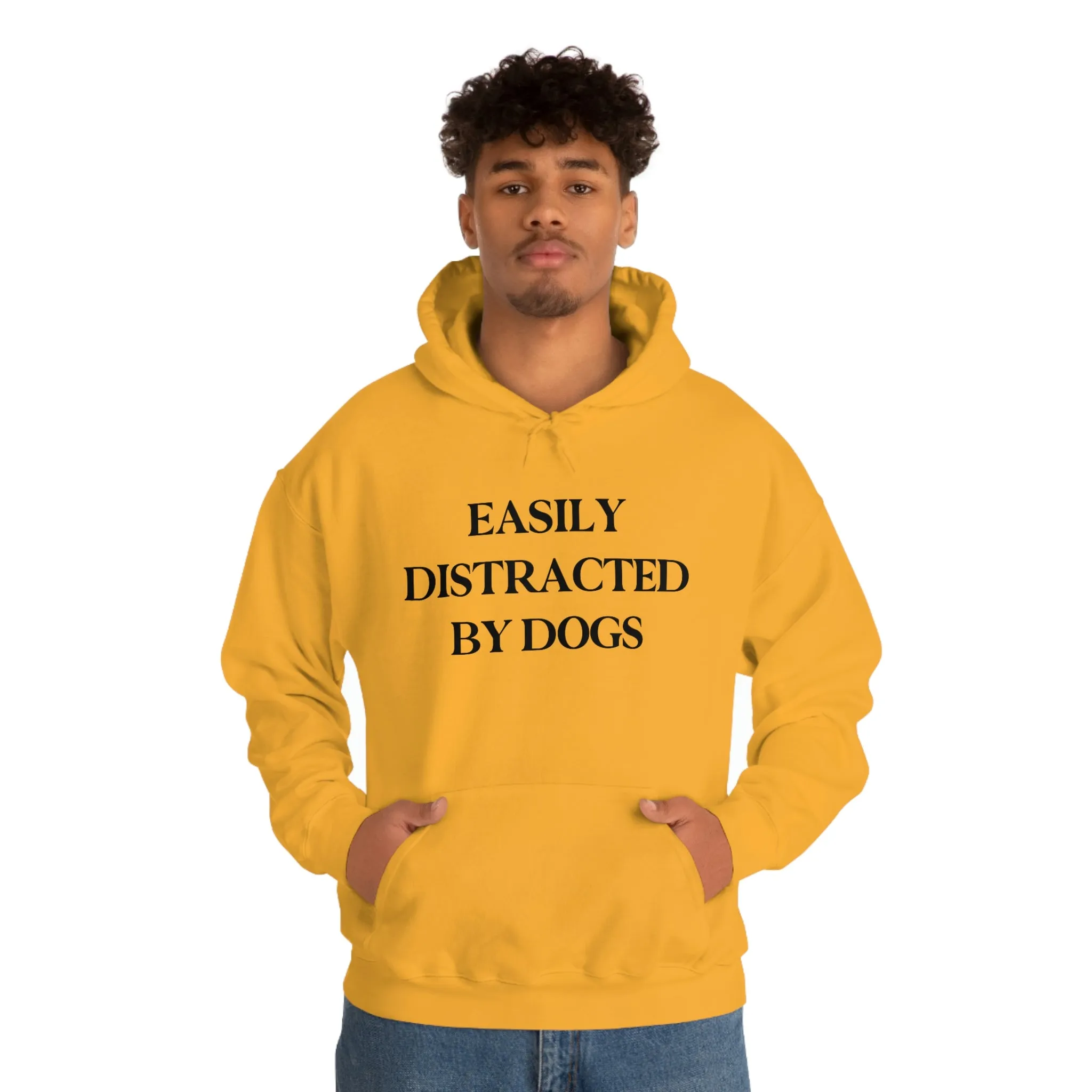 EASILY DISTRACTED BY DOGS.