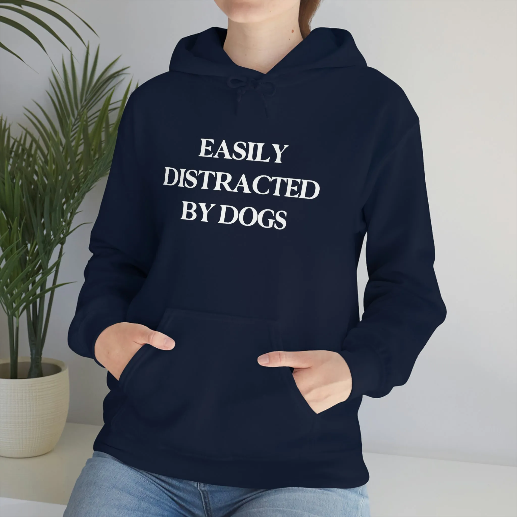EASILY DISTRACTED BY DOGS.
