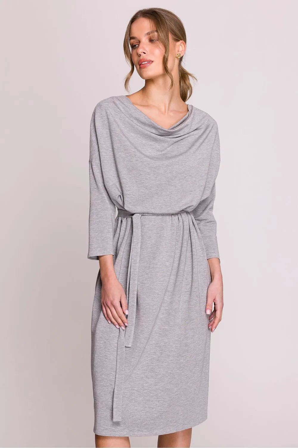 Elegant Water Neck Oversized Dress