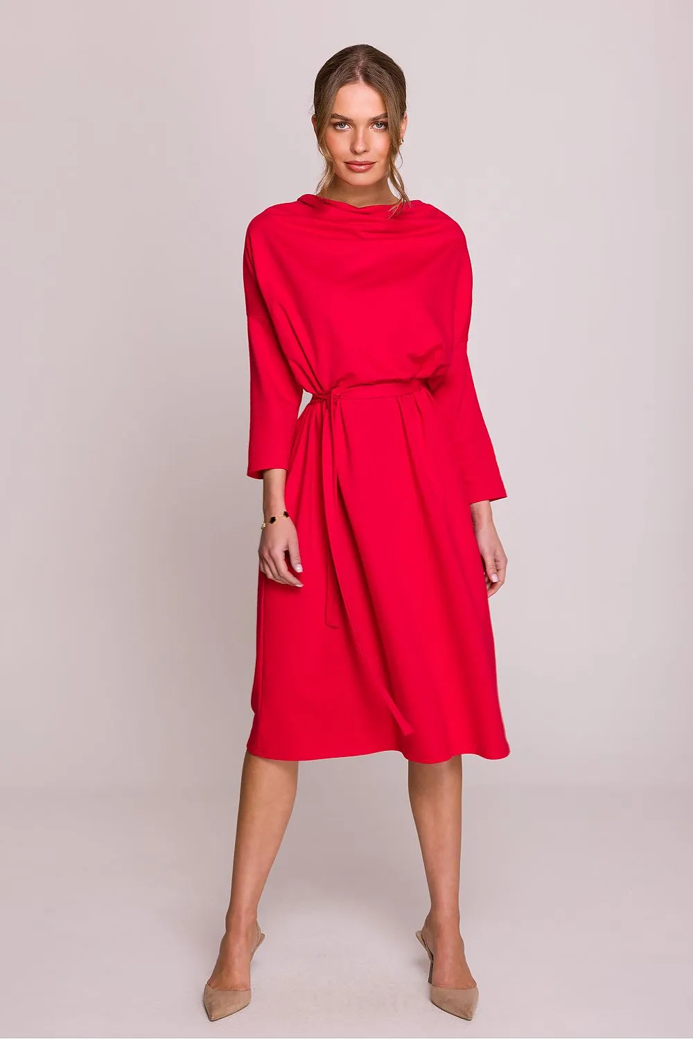 Elegant Water Neck Oversized Dress
